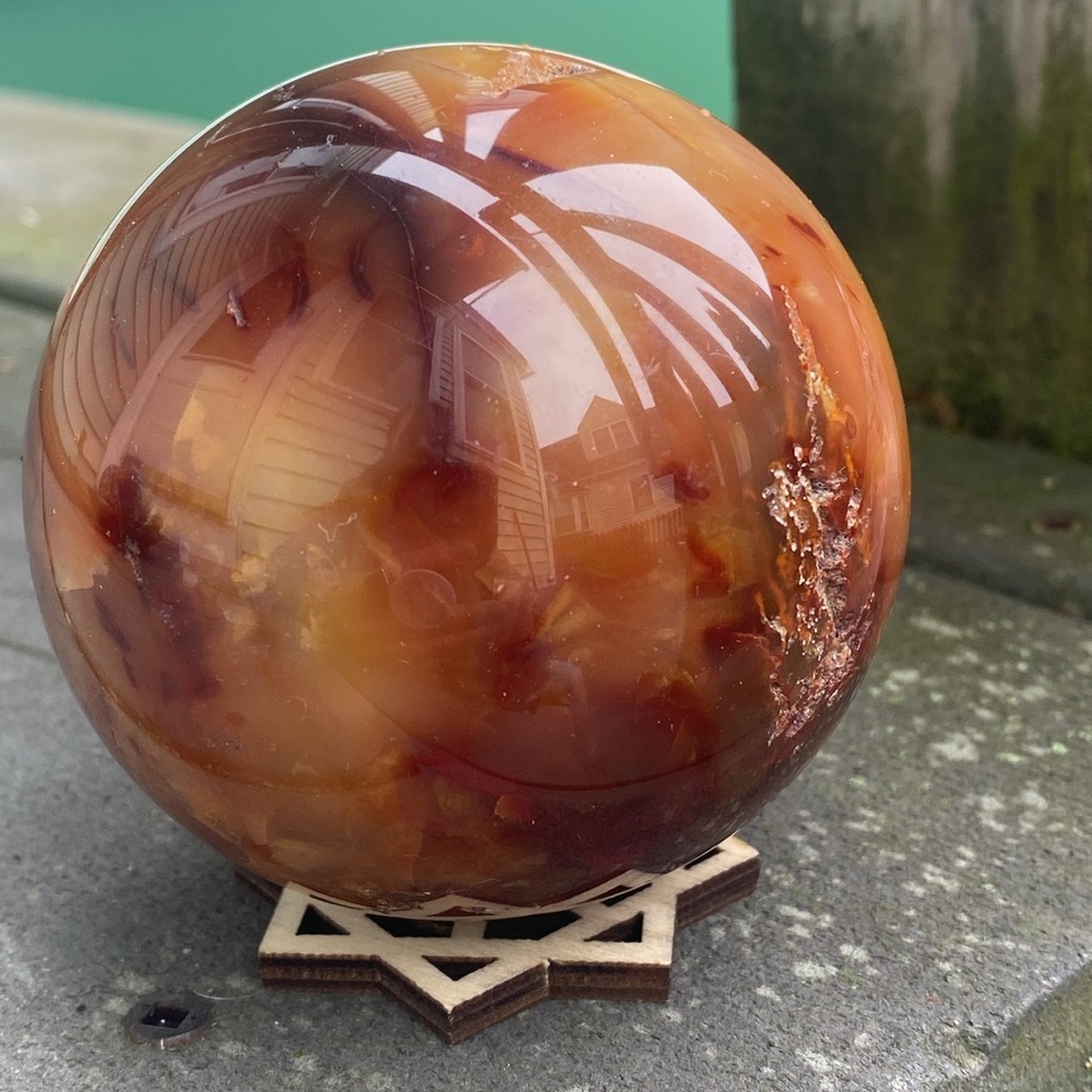 Carnelian Sphere - Picture 7 of 9